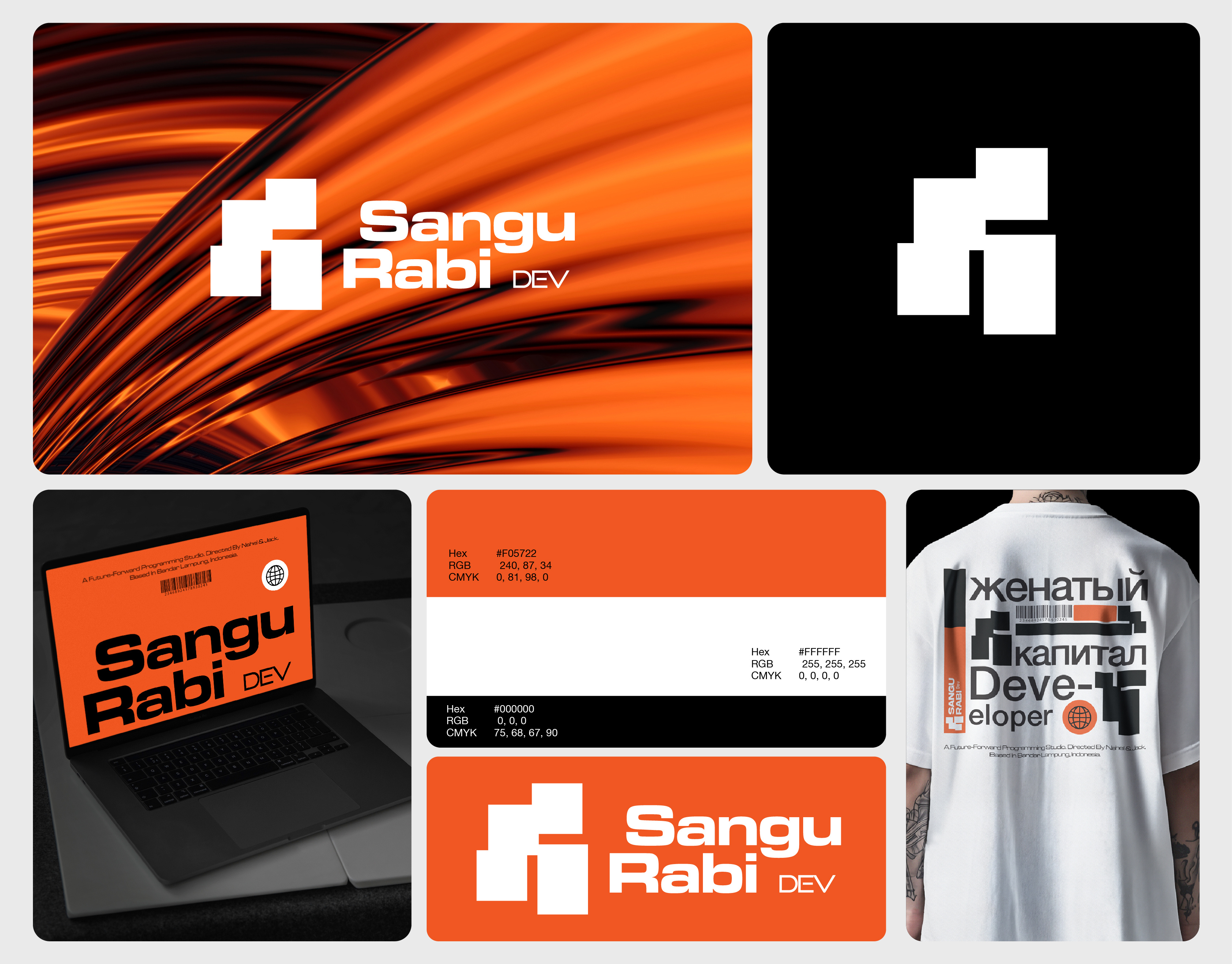 Sangu Rabi Dev - Visual Identity brand design brand identity branding branding design developer graphic design logo logo mark logomark logotype tech