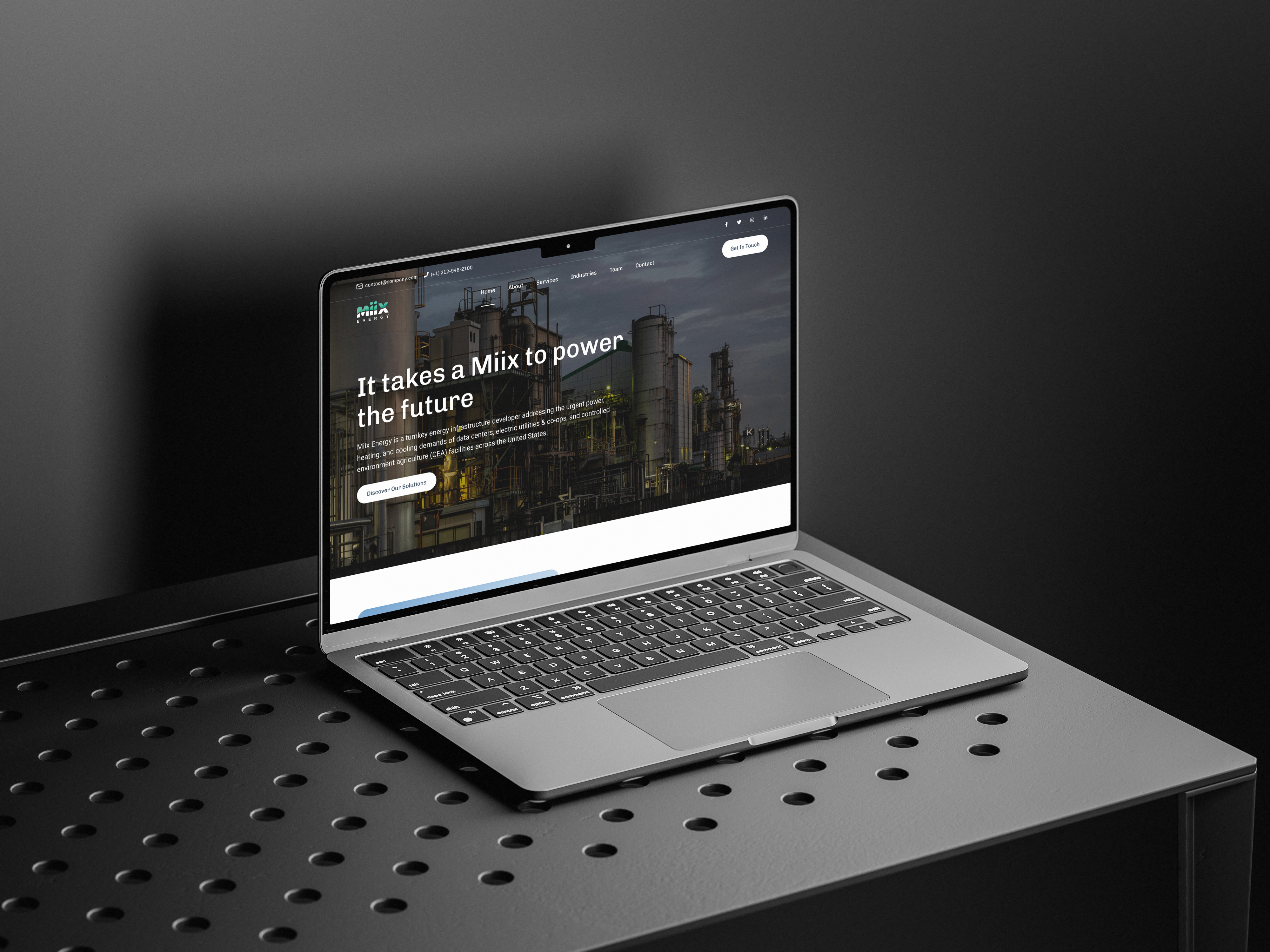 Example of Website Design & Development