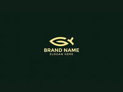 MODERN & SIMPLE FISH LOGO elegant