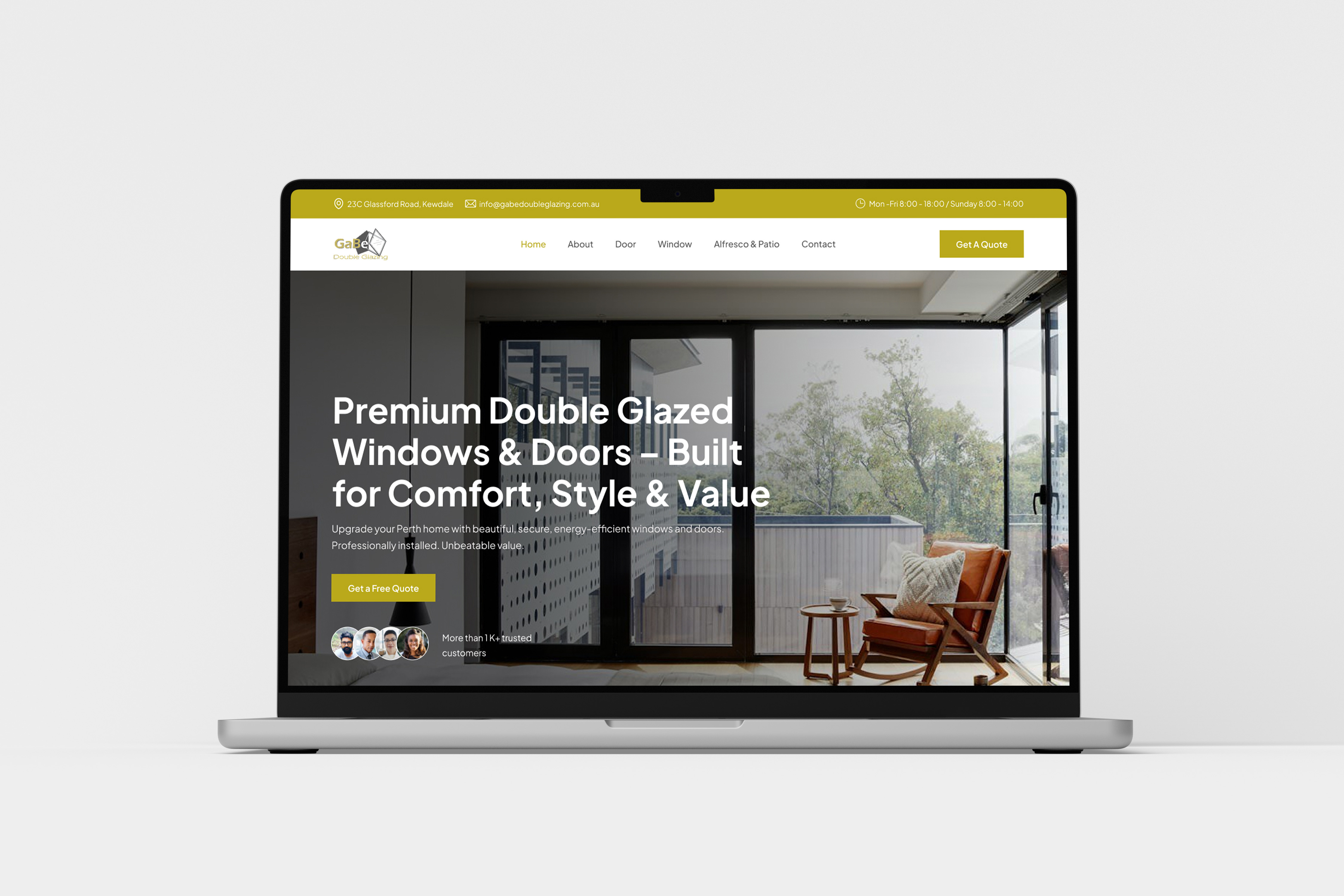 Example of Website Design & Development