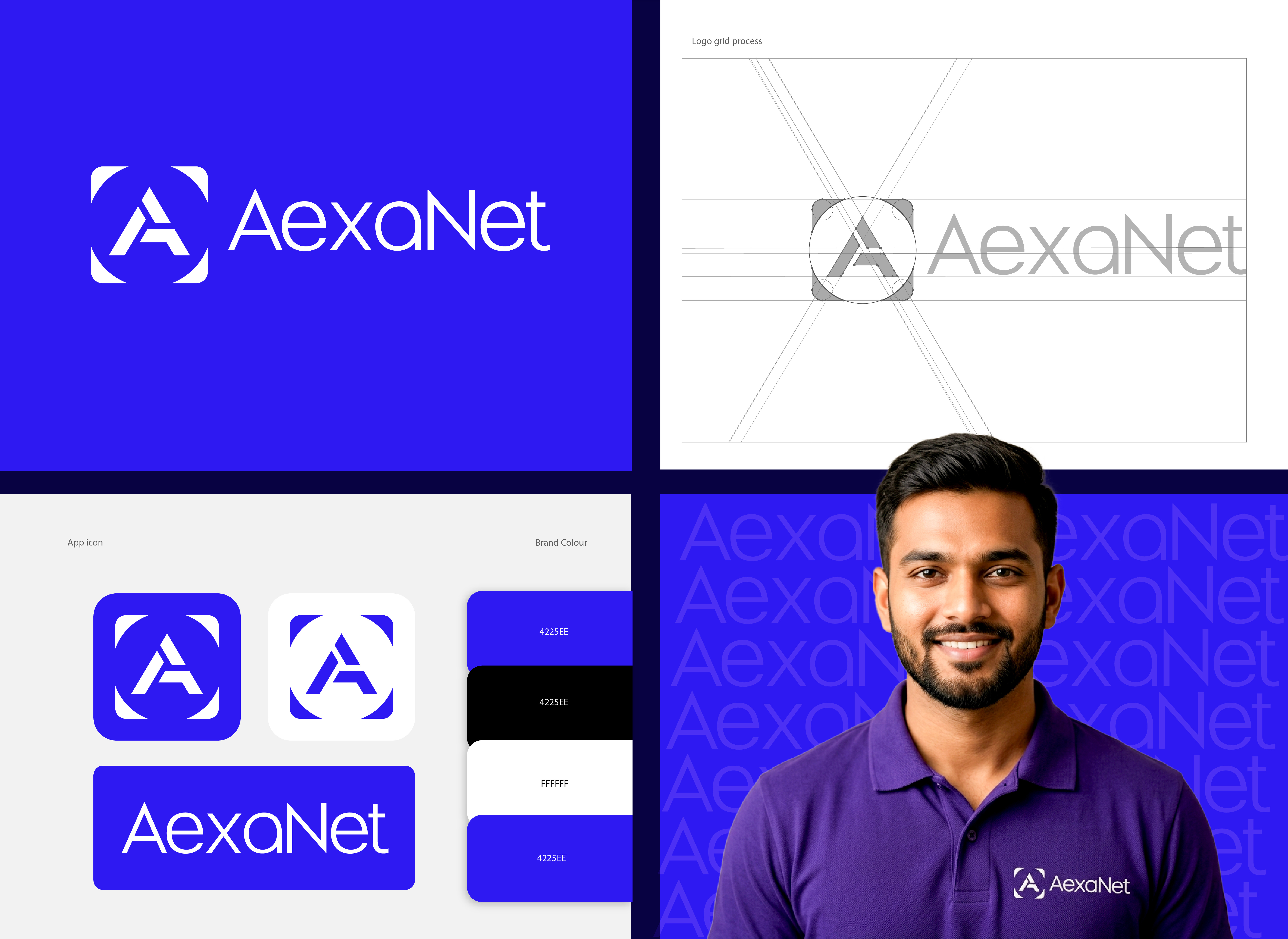 AexaNet: Secure Networking & Infrastructure aexanet branding connectivity cybersecurity data precision digital infrastructure enterprise software logo network solutions scalable tech. systems integration tech innovation