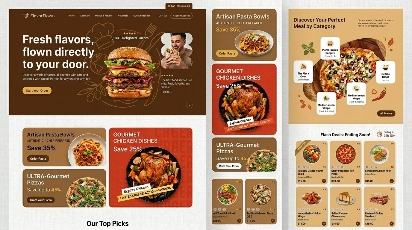Food Restaurant Website