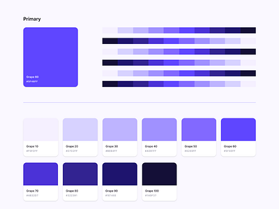 Grape Palette branding color colour design eggplant electric enegy energetic grape graphic graphic design graphicdesign palette purple swatch swatches ui vibrant violet