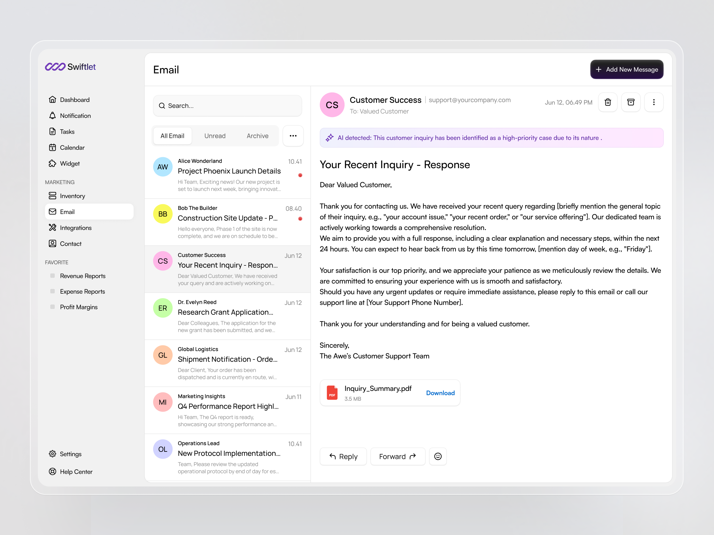 AI Email Writer Platform