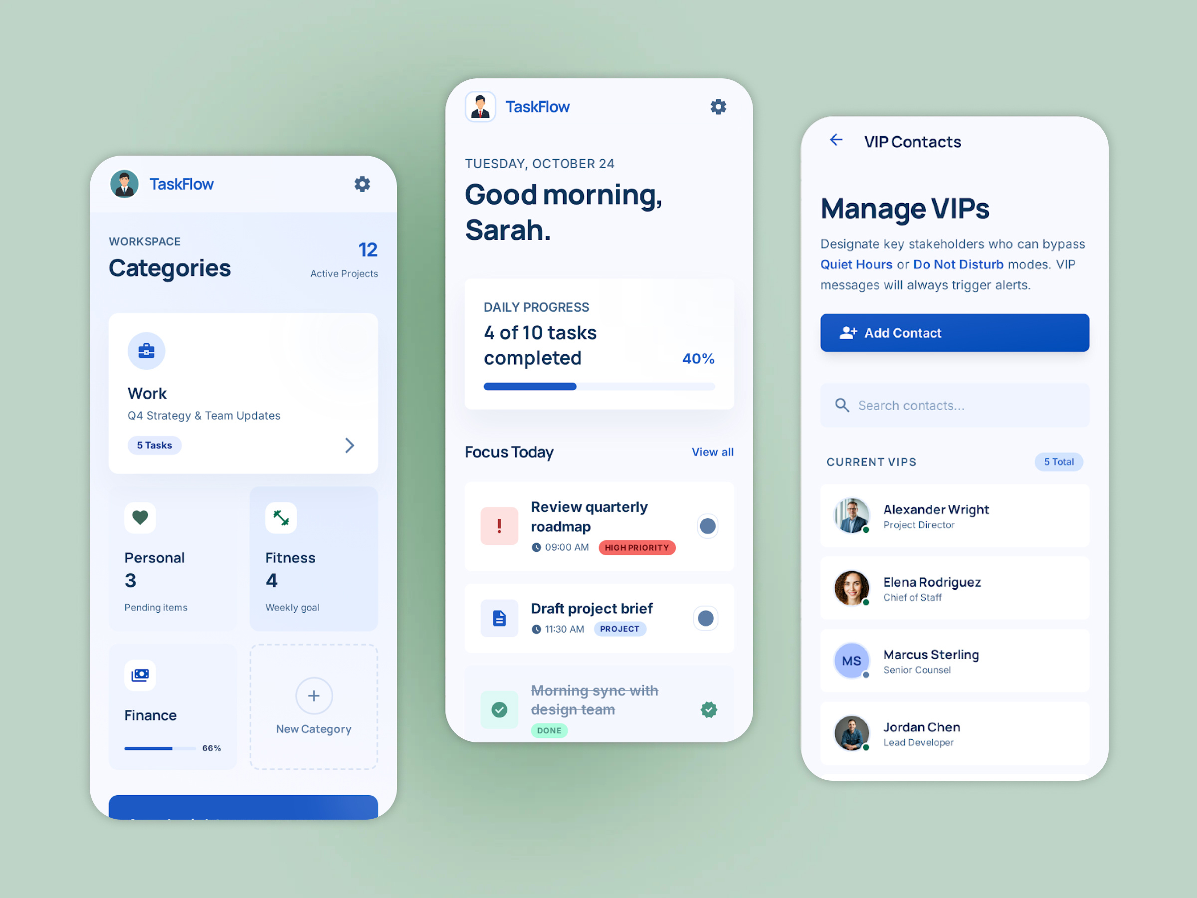 TaskFlow — Task Management App Mobile UX/UI by Shantikumar on Dribbble