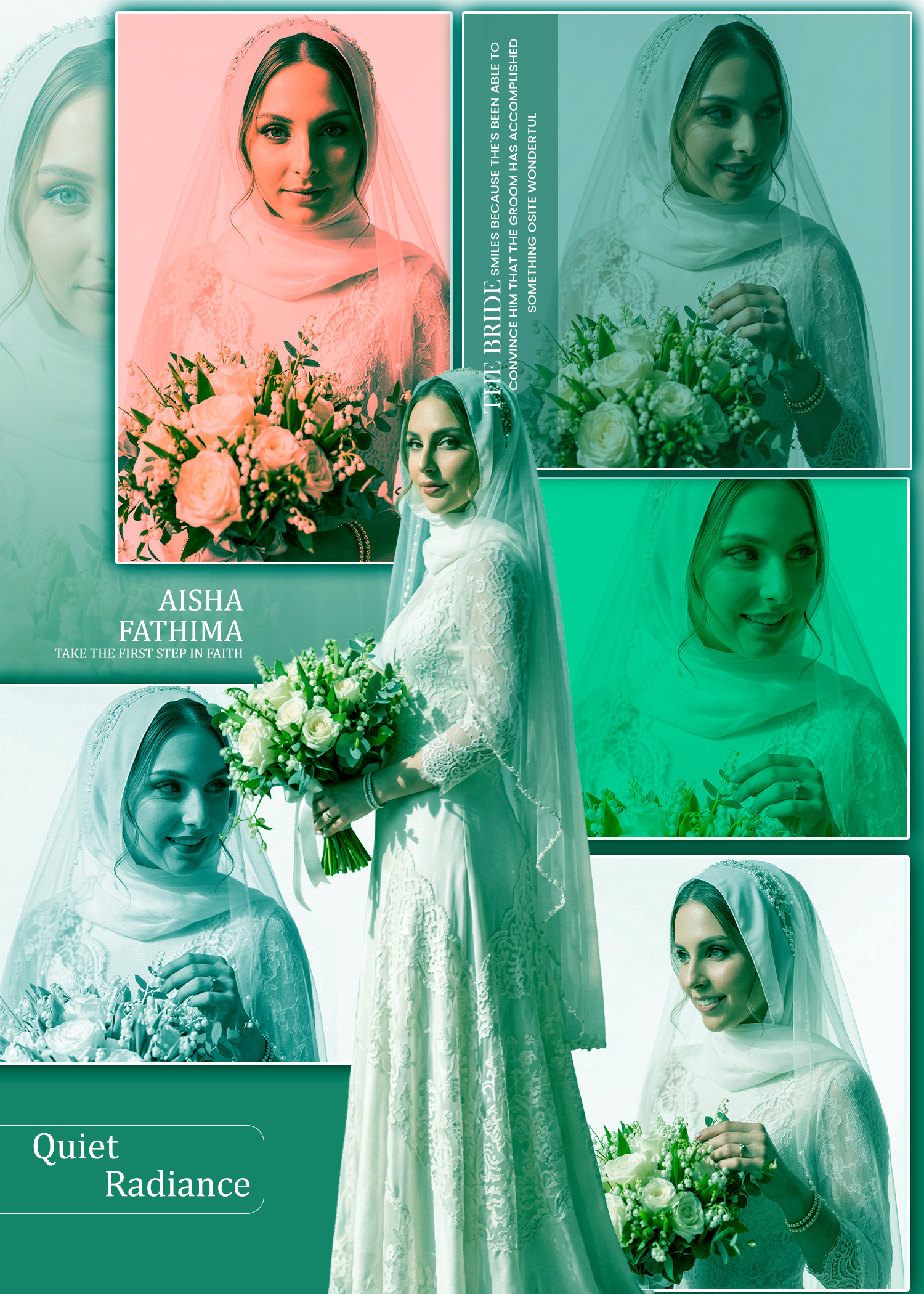 Elegant Bridal Portrait Design animation branding graphic design logo motion graphics ui