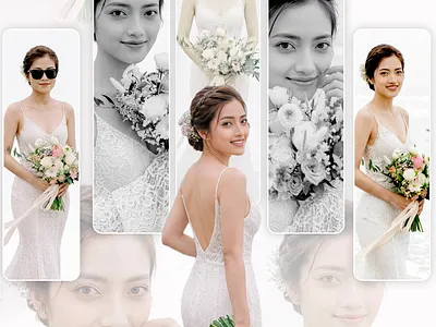 A Timeless Bridal Story bridalbeauty creativedesign designinspiration moderndesign visualdesign wedding