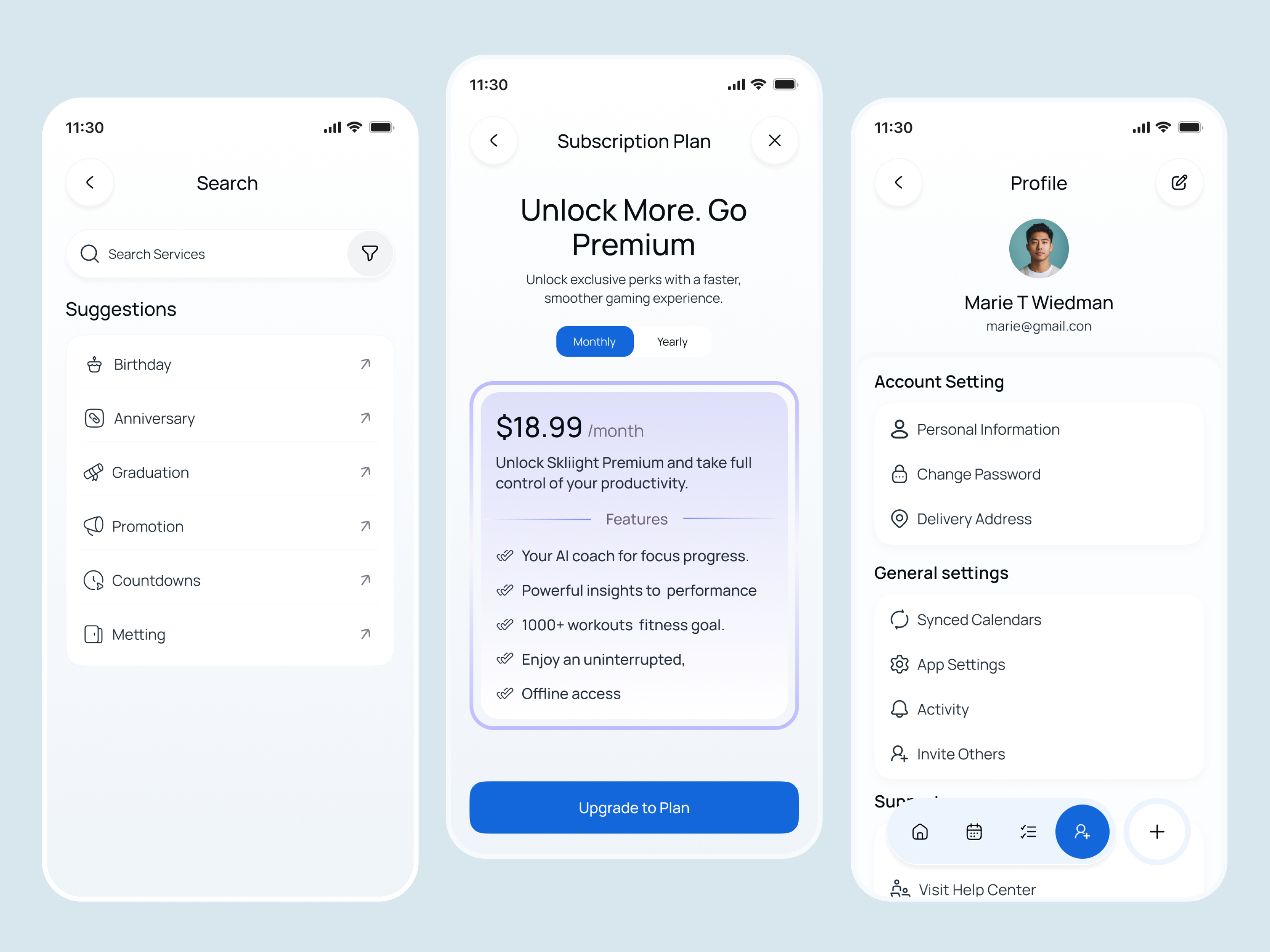 Example of Task Management Mobile App