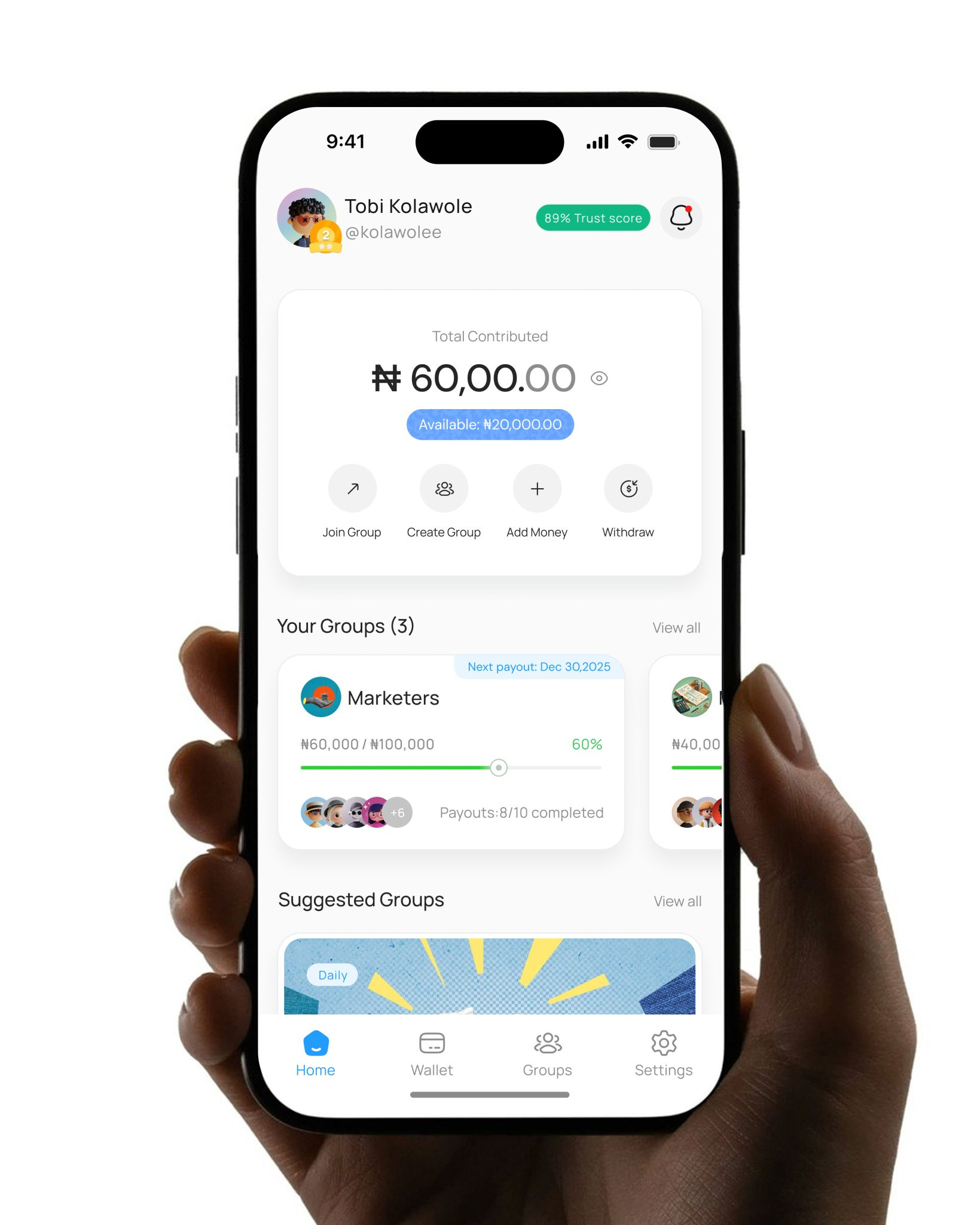 Example of Mobile App Design 