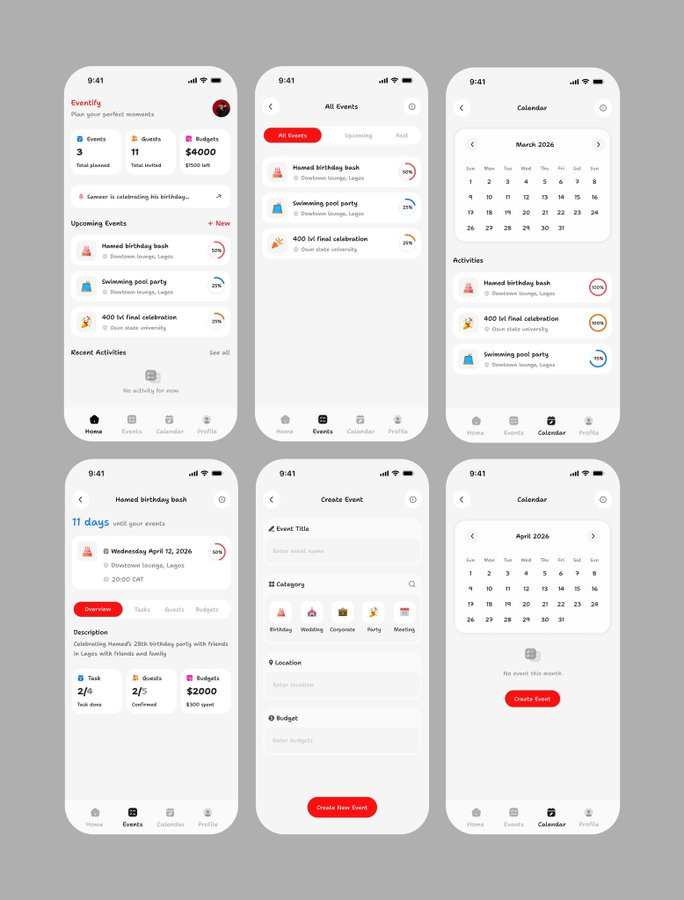 Example of Mobile App Design 