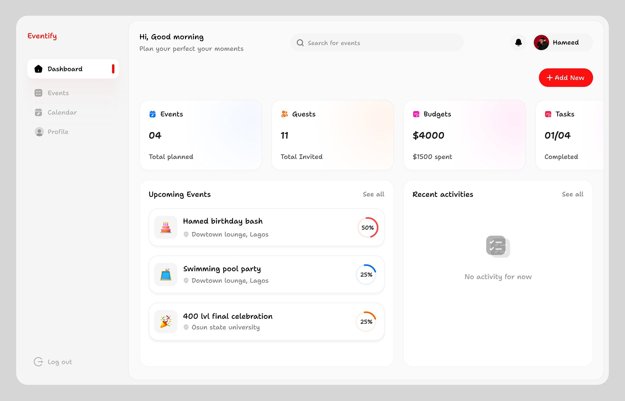 Example of Mobile App Design 