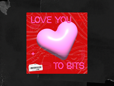 ❣️ album cover ❣️ 3d adobe illustrator album cover album design cd design futuristic graphic design love texture trendy valentines vday