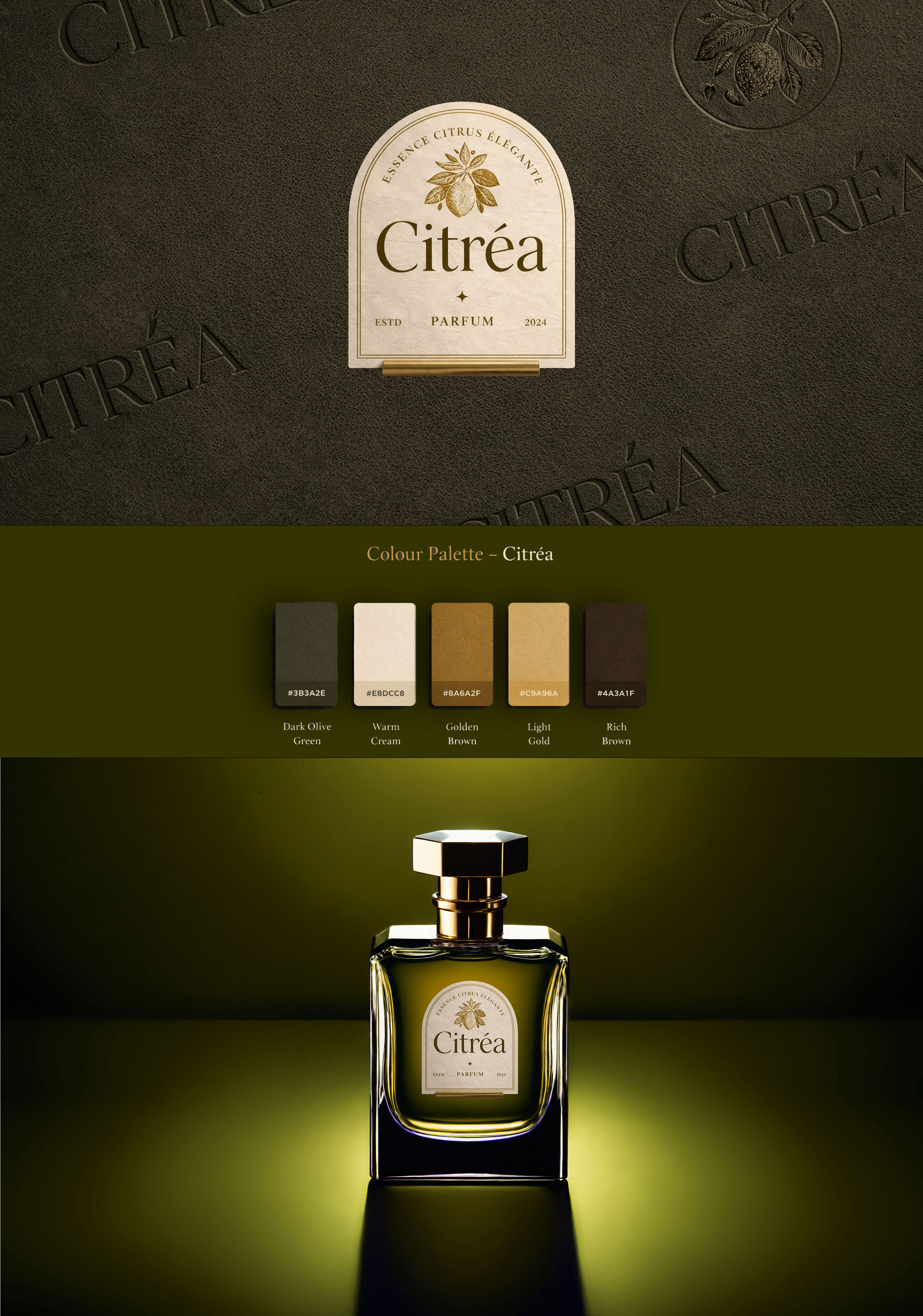 Parfume label design