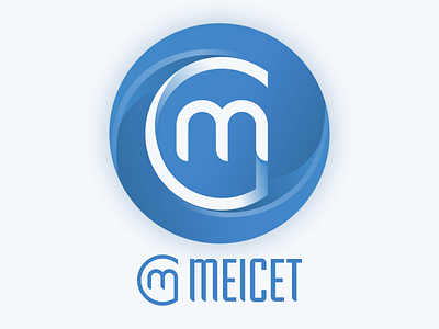 MEICET logo apparatus brand cosmetology enterprise icon illustrator logo m medical aesthetics medical care plastic propaganda ui