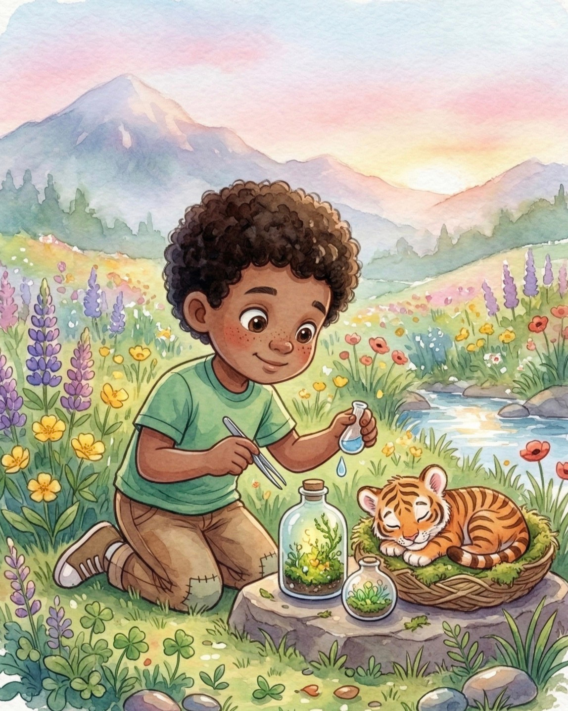 Example of Children Book Illustration 