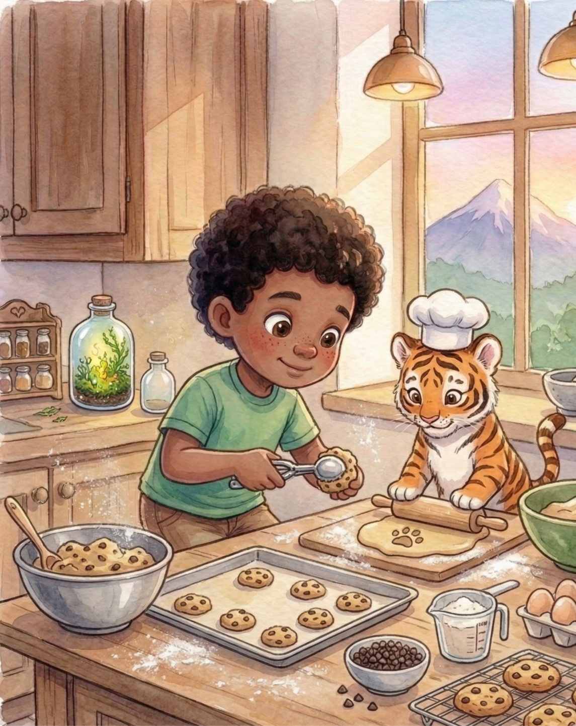 Example of Children Book Illustration 