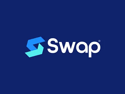 Swap — Modern Fintech Logo Design abstract logo app logo brand identity clean design crypto logo dribbble exchange logo fintech logo geometric logo logo logo concept logo design logo mark minimal logo modern logo monogram startup branding tech logo ui branding visual identity