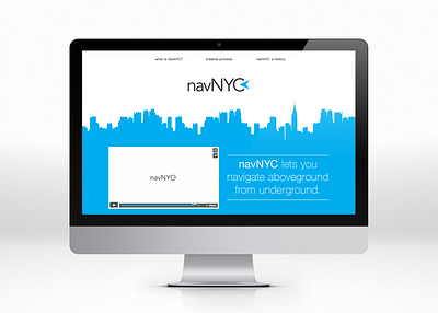 navNYC branding graphic design ui