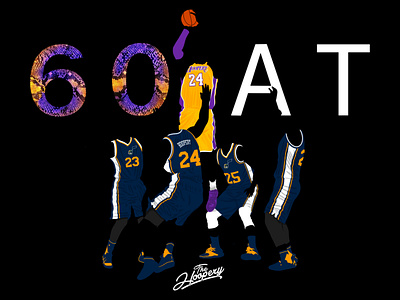 60AT adobe art artwork basketball design illustration illustrator photoshop procreate sports