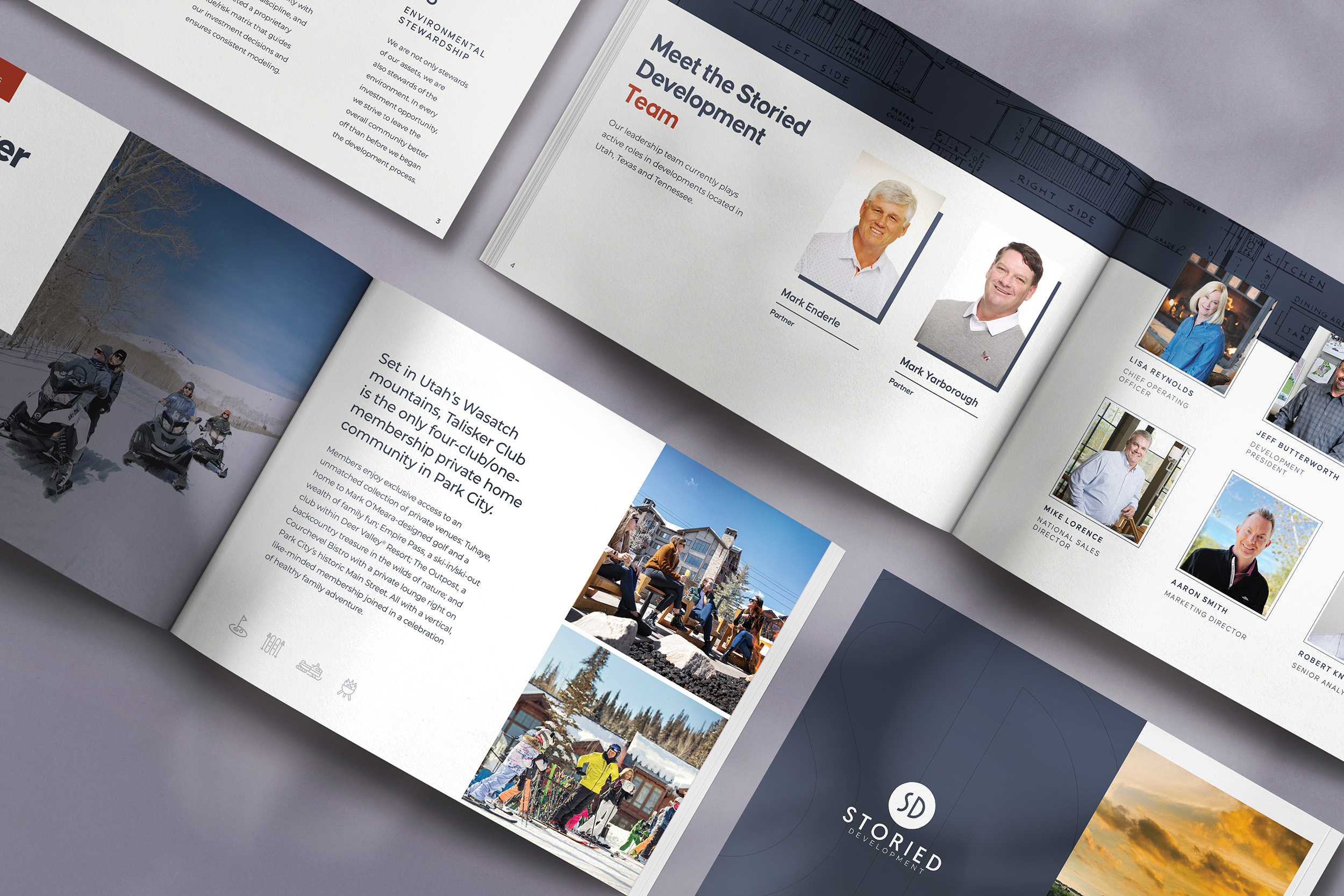 Luxury Real Estate Developer Brochure art direction brochure design editorial design layout design luxury branding print design real estate typography