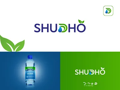 Logo Design, Water purifier Logo brand branding creative design graphic design illustration logo logodesign logotype shuddho ui ux water purifier