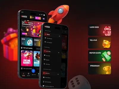 Royal Spin – Casino Platform & Mobile App app dashboard betting app casino casino app casino dashboard casino interface casino ui casino website design gambling website gaming app illustration mobile app mobile casino mobile casino game mobile gaming mobile interface design online casino user interface web app