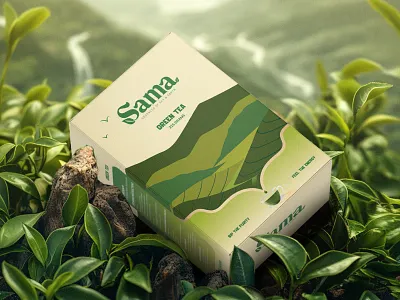 Green Tea Packaging Design beverage packaging brand design branding design graphic design green tea illustration matcha matcha packaging minimal packaging design nature organic package packaging packaging design tea tea packaging