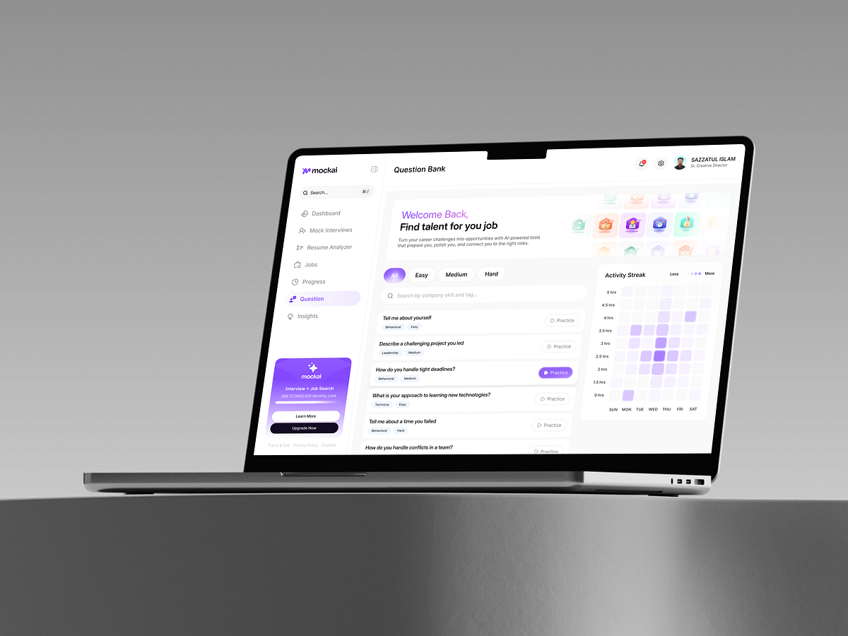Mock AI — Interactive Interview Question Flow