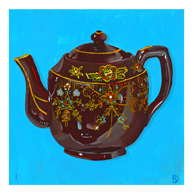 teapot design illustration