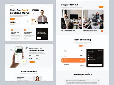SaaS Landing Page Design design financial fintech framer landing page landing page design product product design saas landing page saas. startups typography ui user experience ux web design web development webflow website website design