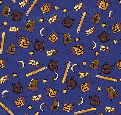 halloween pattern design design illustration