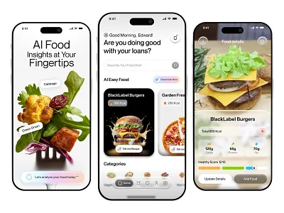 Ai food app design ai ai app ai food app ai food app design app app design app designer app developer burger app clean app food app food application food delivery food delivery app food mobile app mobile app modern app pizza app restaurant app ui designer
