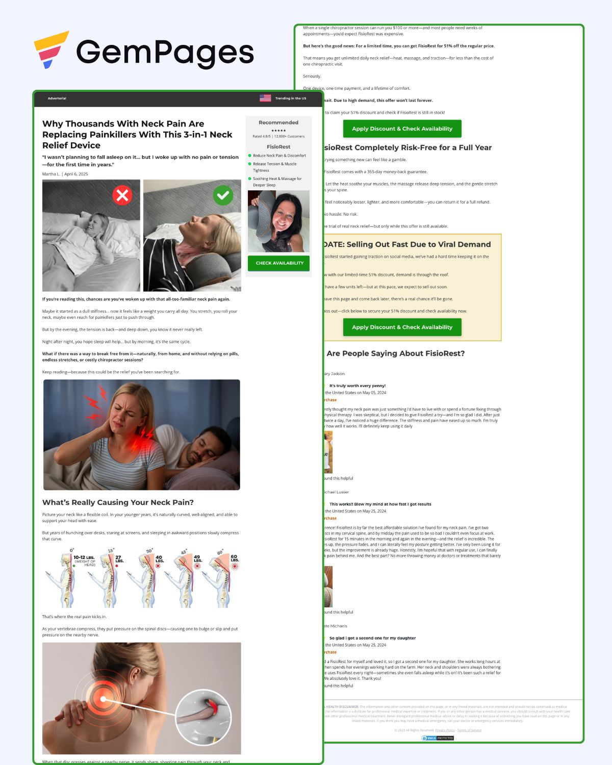 Editorial 3 - QL ADV | GemPages Template advertorial page gempages gempages expert shopify shopify advertorial page shopify expert