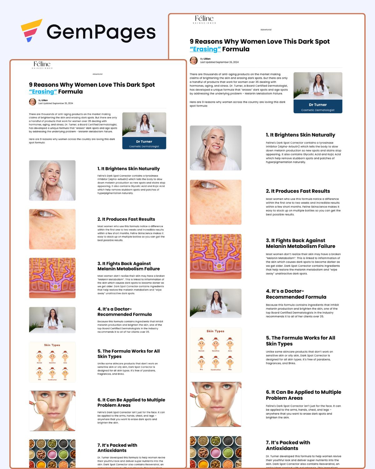 9 Reasons Listicle Page | GemPages Template gempages gempages expert gempages listicle page shopify shopify expert shopify listicle page