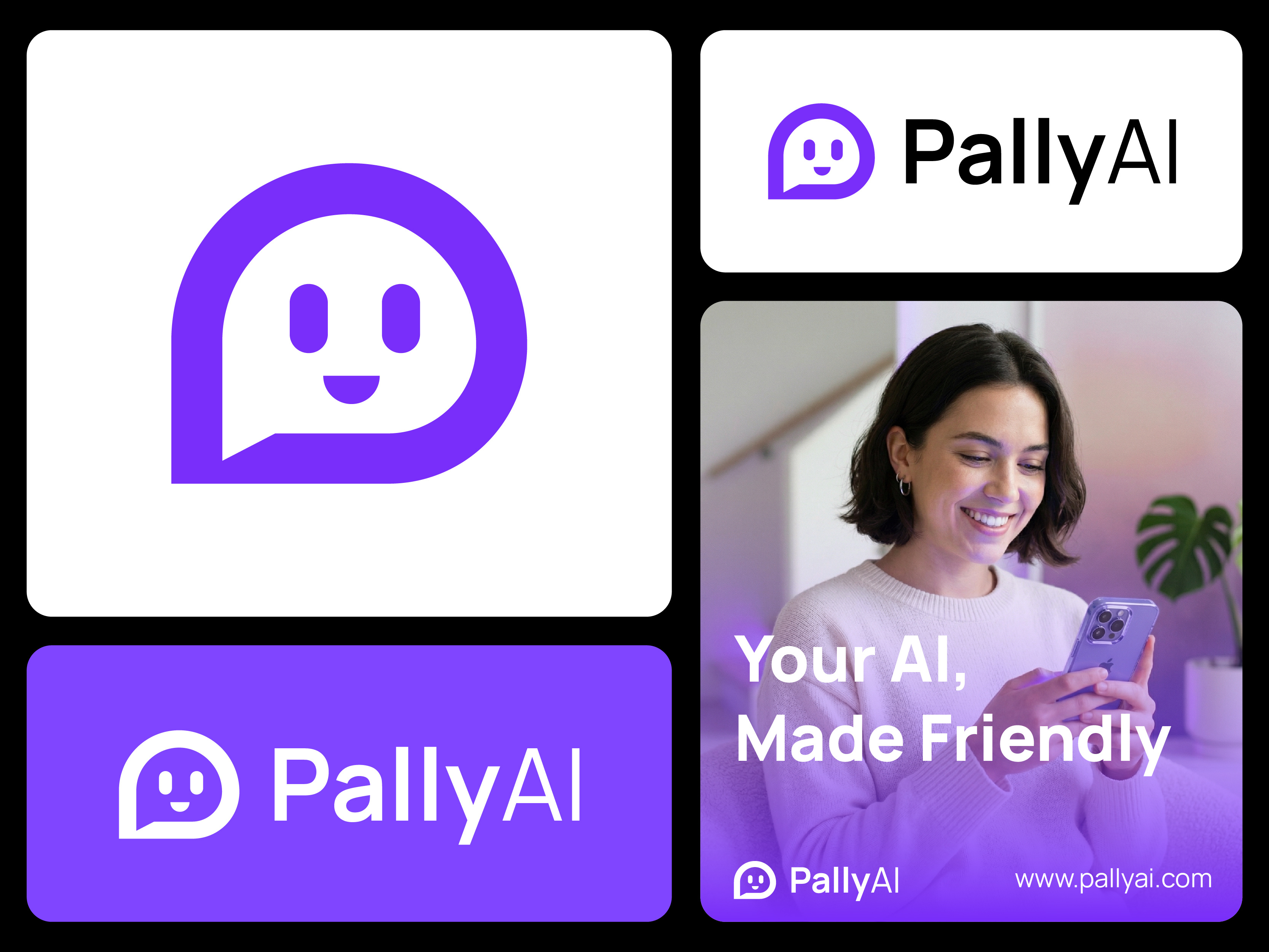Example of Modern AI Chat App - Logo Design