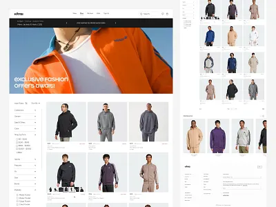 Product Details Page - Fashion & Clothing Brand brand cart category page clothing ecommerce fashion list product category product details product details page product page product page ui products shopify shopping single product detail ux web design website website product page