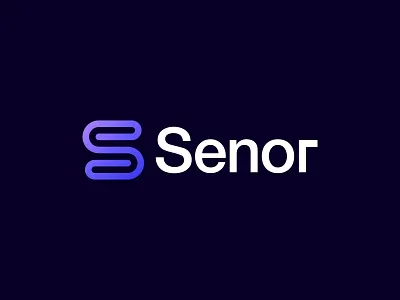 Senor Logo Design brand brand design brand identity branding creative logo icon identity lettering logo logo design logo design creation logo designer logotype minimal minimalist minimalist logo modern logo monogram professional logo s logo