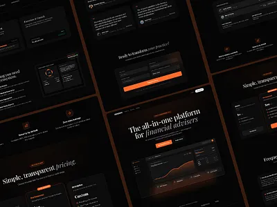 Obsidian — Fintech SaaS Landing Page b2bdesign branding creativedesign customer framer design header design home page landing page nocode page builder popular product design saas trending ui ui design uxdesign uxui webflow design website