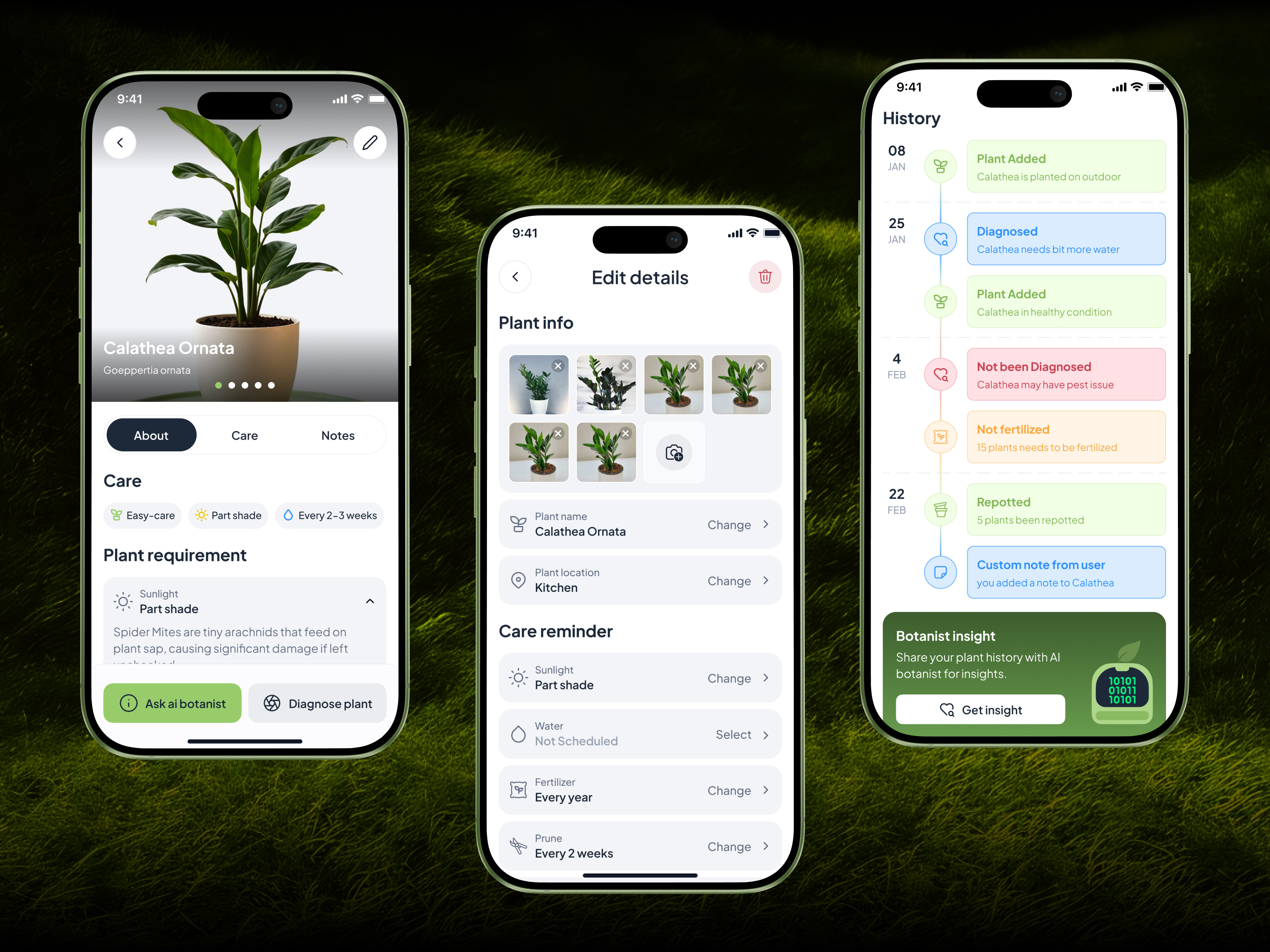 Example of AI Mobile App - App UI
