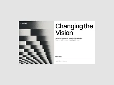 Parallel brand branding editorial modern tech visual identity