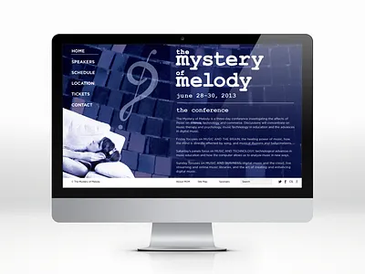 The Mystery of Melody branding graphic design logo ui