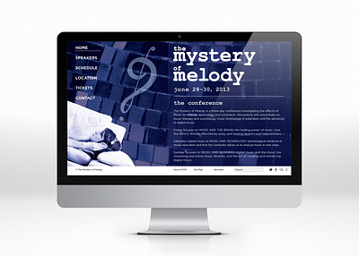 The Mystery of Melody branding graphic design logo ui