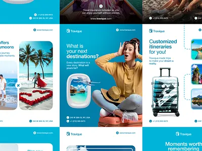 Travique Visual Identity 3d animation brand brand identity branding design graphic design illustration logo motion graphics ui ux vector