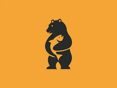 Beer with catching fish Logo abstract animal logo adventure brand animal logo bear logo bold logo brand identity creative logo dribbble logo fish logo fishing logo logo designer logo inspiration minimalist logo modern logo design nature logo negative space logo outdoor logo sports logo vector logo wildlife branding