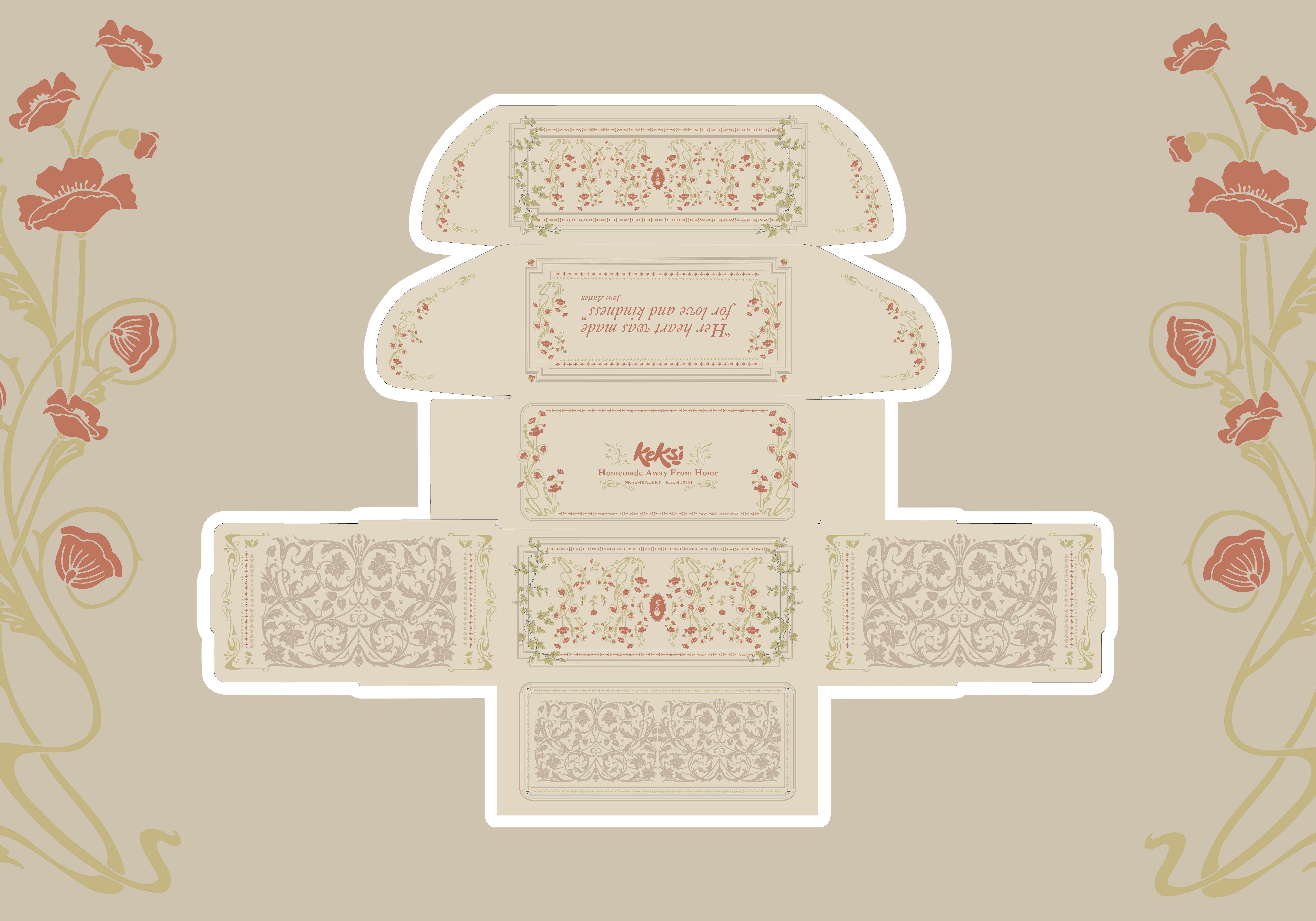 Jane Austen Inspired Mother's Day Packaging