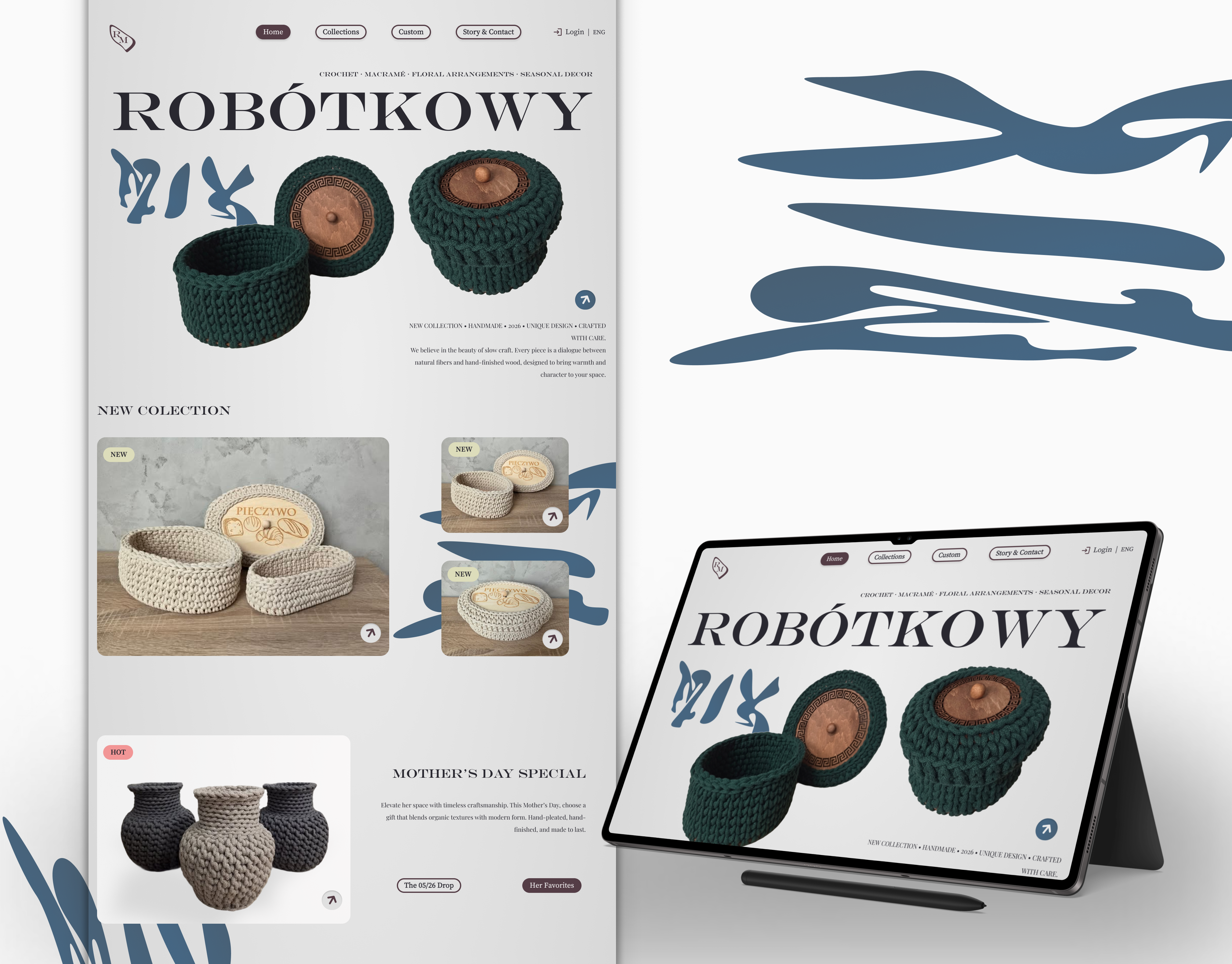 Handmade Shop | UI Design branding graphic design logo ui