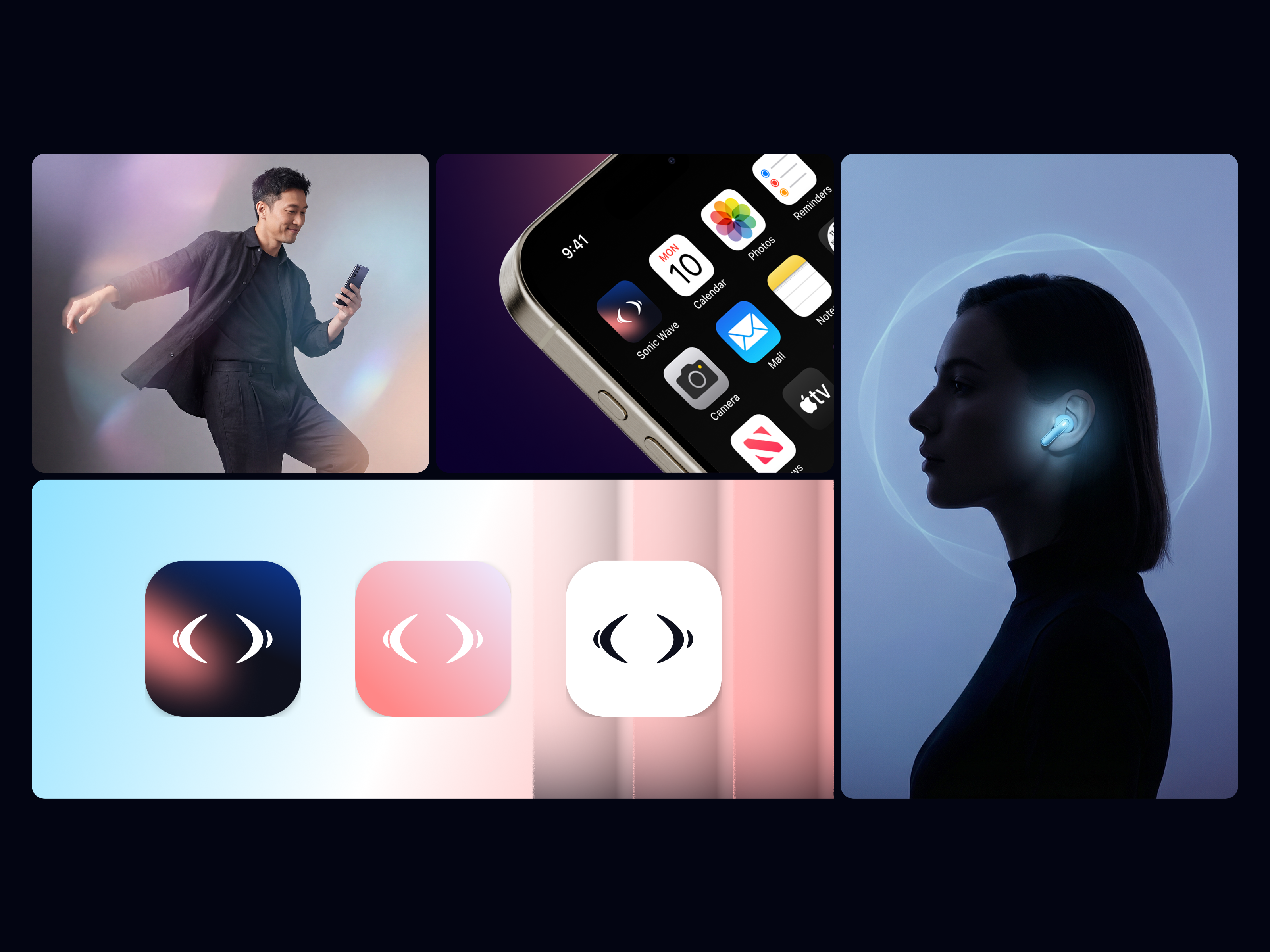 SonicWave | Brand identity for music platform