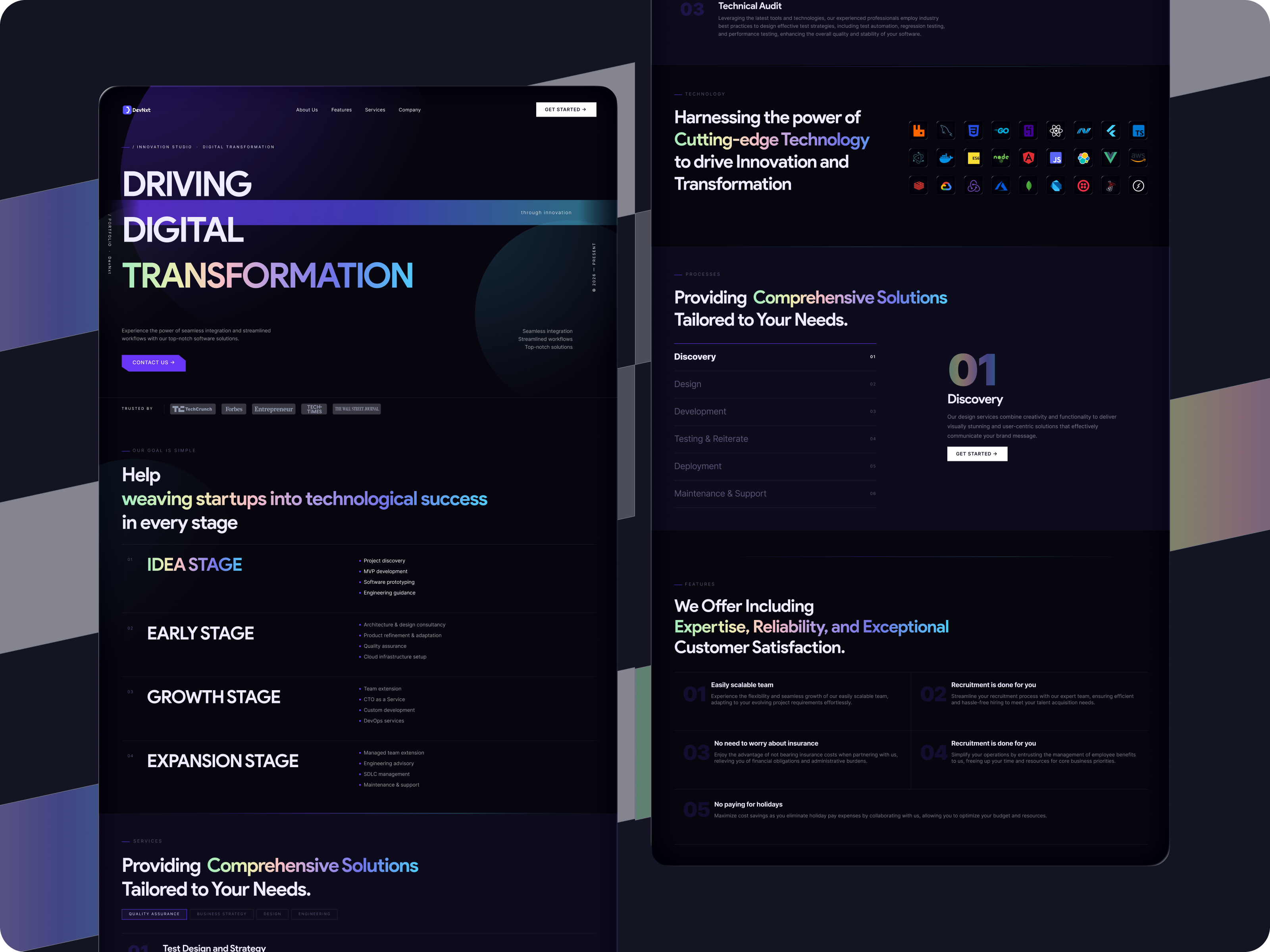 Example of Landing Page Design Dev Ready In 2 Weeks