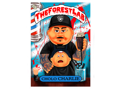 Cholo Charlie adobe art artwork illustration illustrator photoshop procreate streetwear t shirt tee shirt