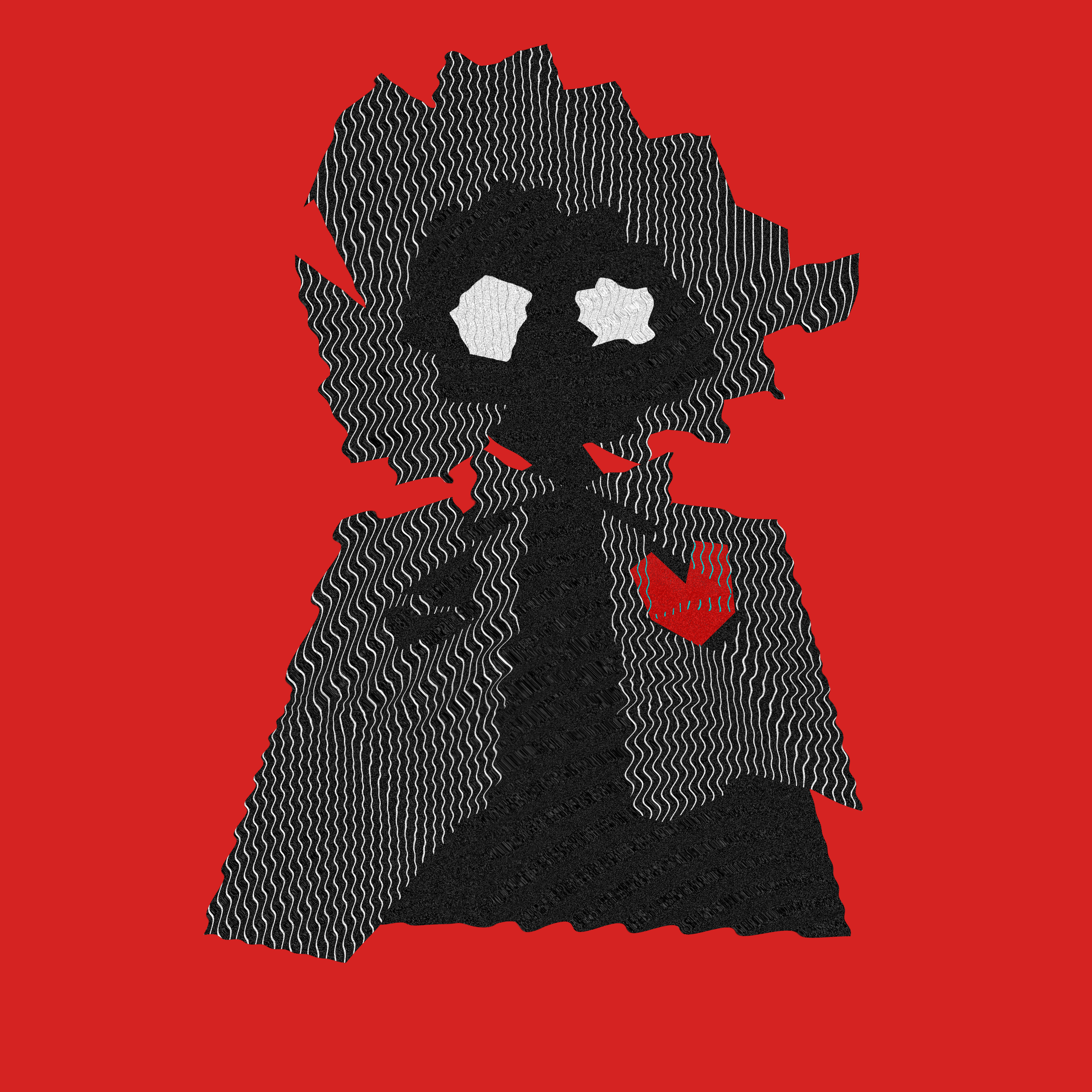 Self Portrait abstract graphic design line mascot minimalist portrait vector